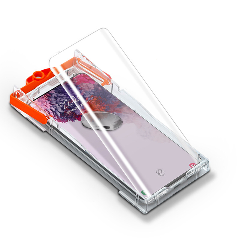 Miếng Dán Kính Cường Lực T-Max 09 Thế Hệ Mới Full Keo Dán UV cho Galaxy S20 Plus / S20 Ultra - Hàng Nhập Khẩu