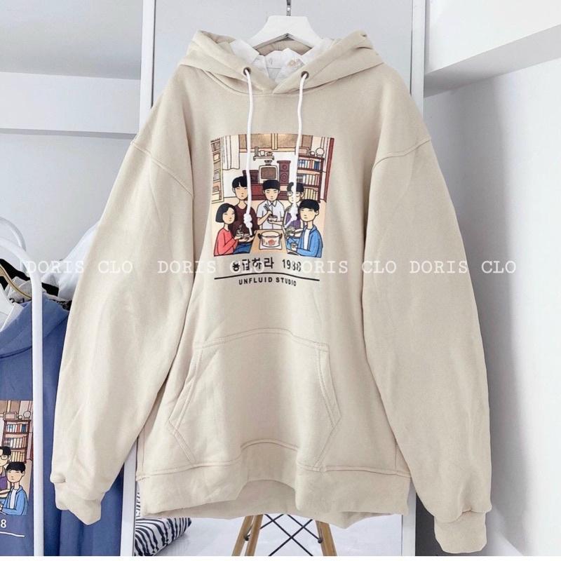 Áo khoác hoodie nỉ ulzzang nam nữ