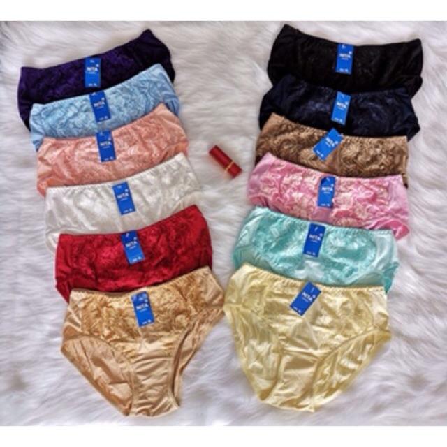 10 Quần lót bigsize cotton phối ren