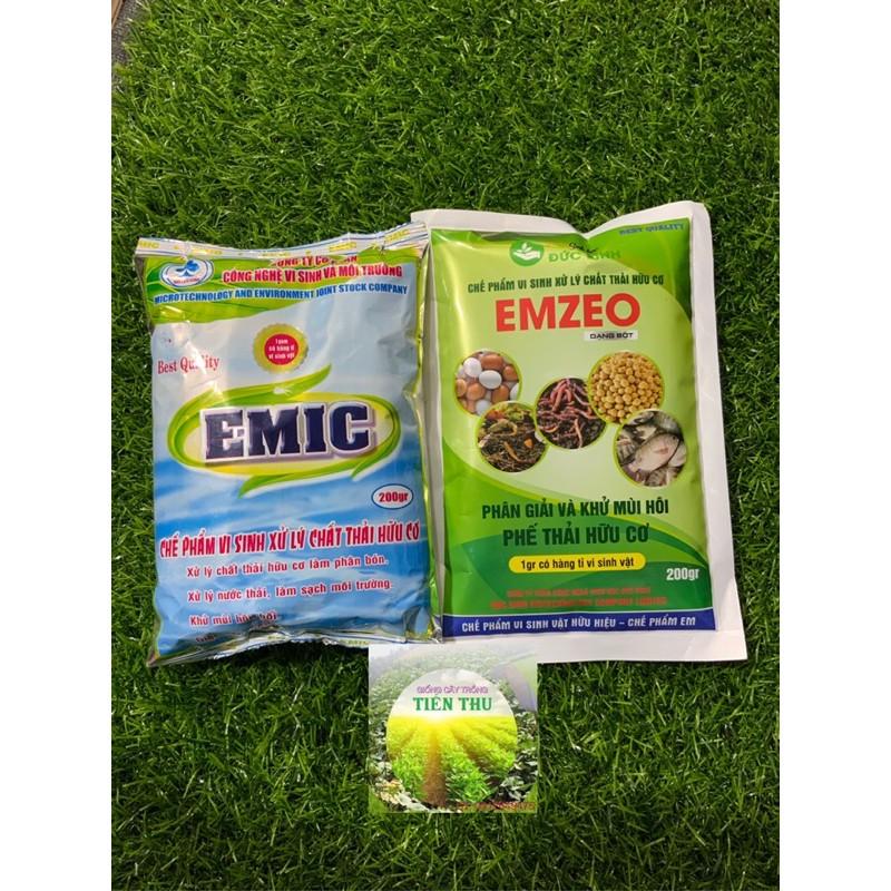 BỘ ĐÔI EMIC & EMZEO MEN Ủ SINH HỌC HỮU HIỆU