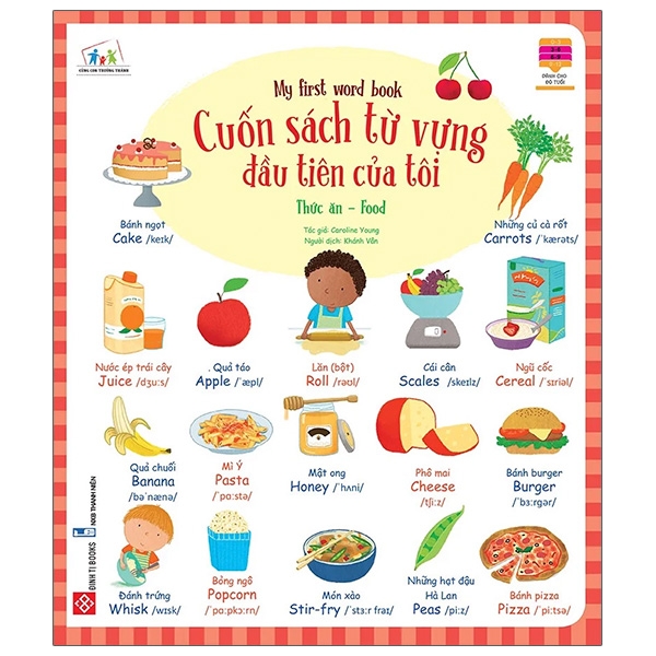 Cuốn Sách Từ Vựng Đầu Tiên Của Tôi - My First Word Book- Thức Ăn - Food