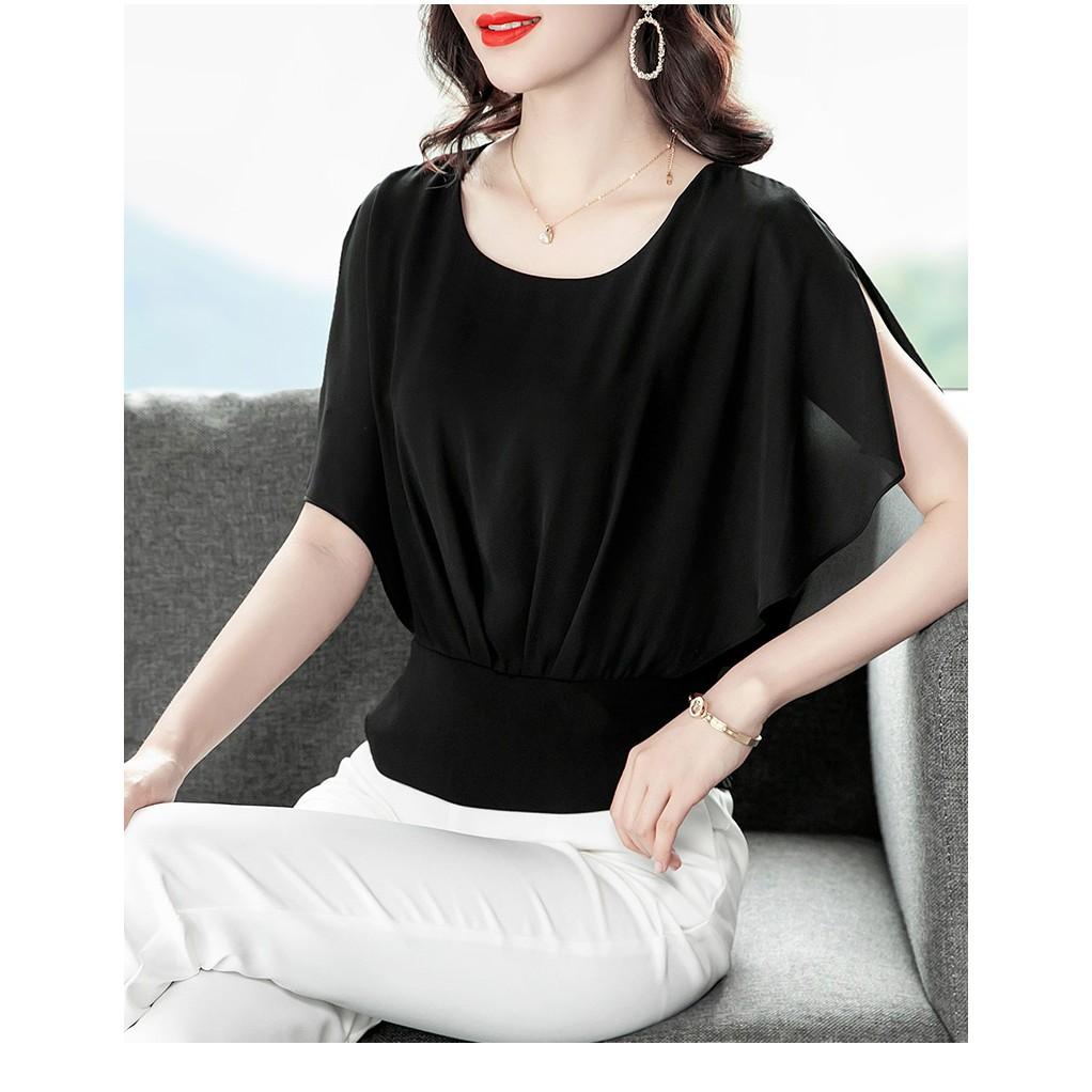 Áo voan tay cánh dơi thanh lịch L12-221