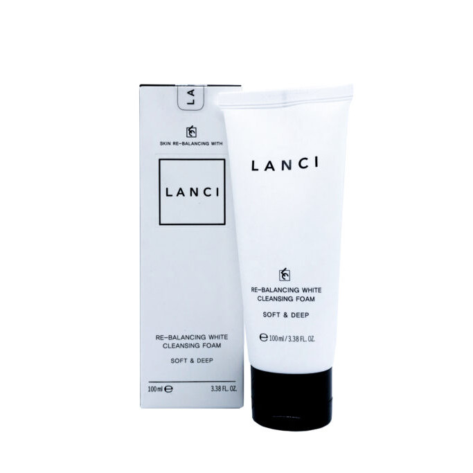 Sữa Rửa Mặt Lanci Re-Balancing White Cleansing Foam 100ml