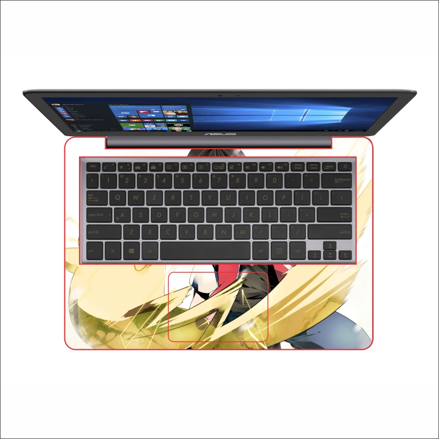 Miếng Dán Skin Decal Dành Cho Laptop - Pikachu 4 - Mã: 111118