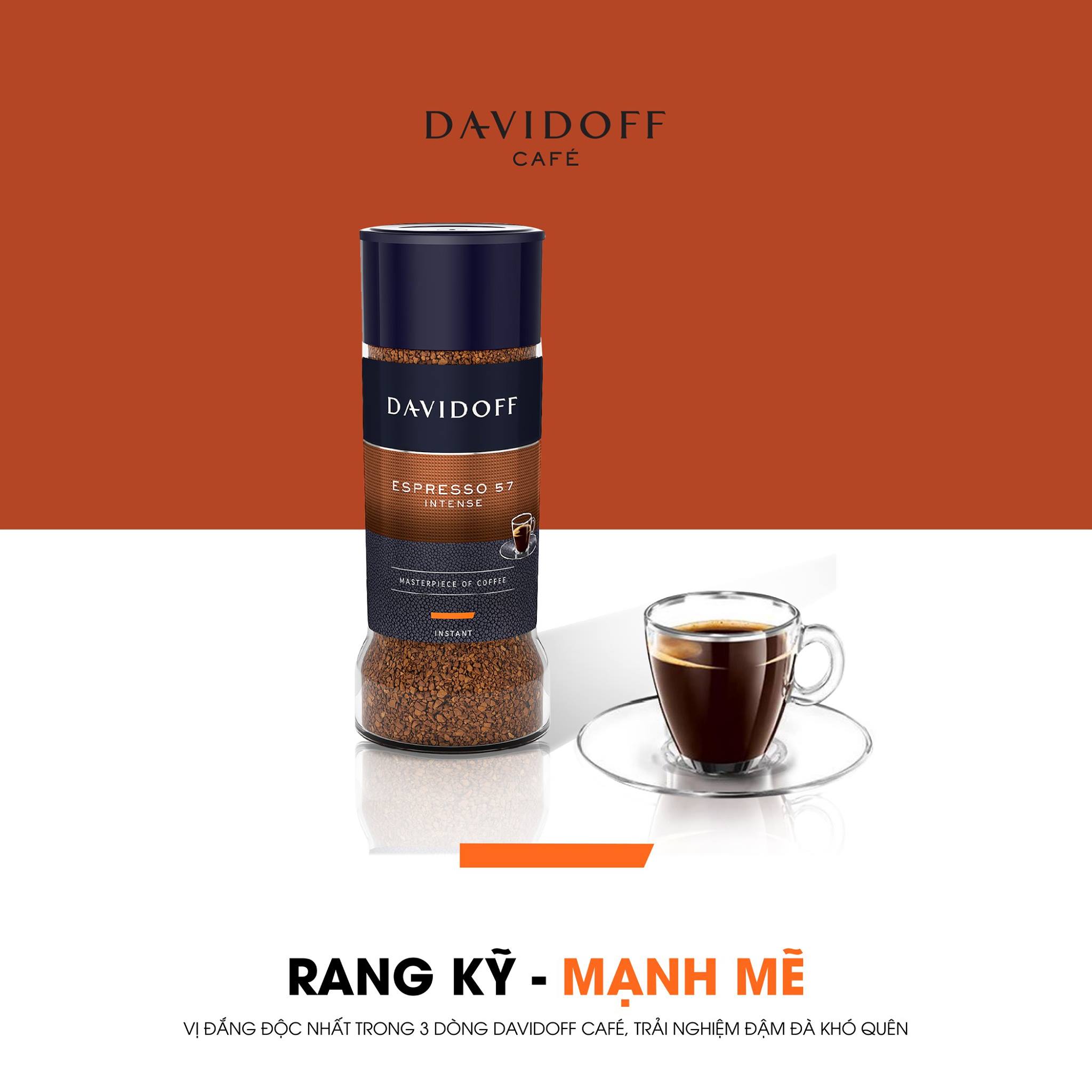 Cà Phê Hòa Tan Davidoff Café  Espresso 57 D100E (100g)