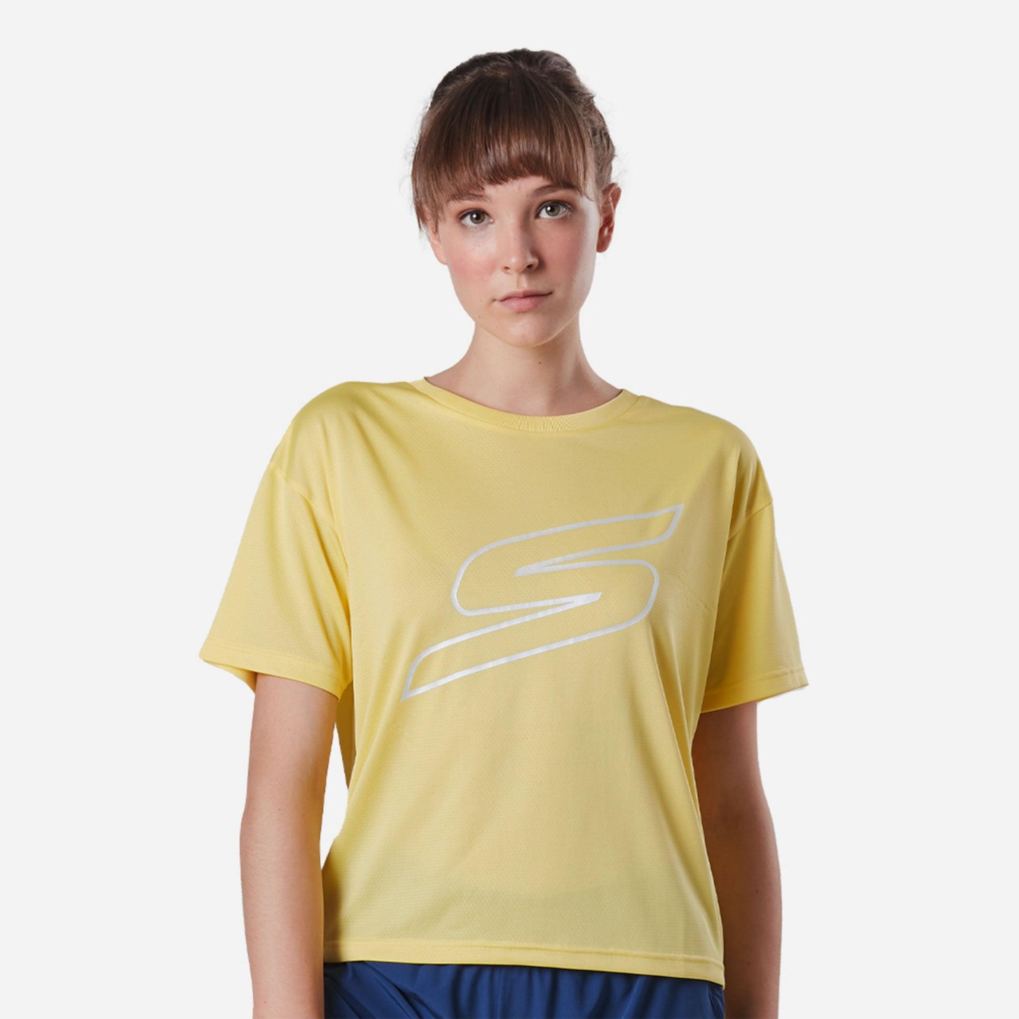 Áo thun thể thao nữ Skechers Running - SP22Q3W125-00JP