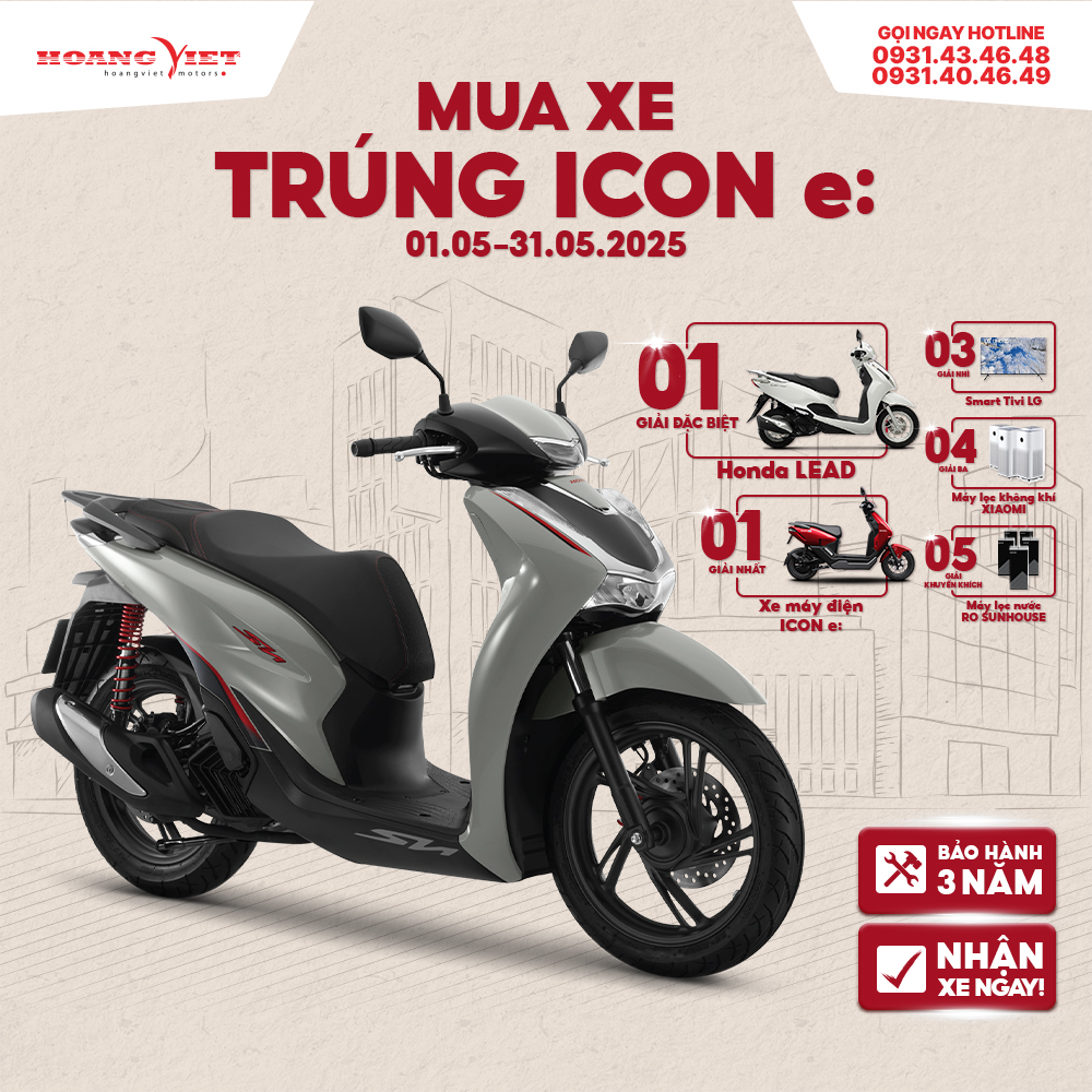 Xe Máy Honda SH 125i 2024 - Phiên Bản Thể Thao