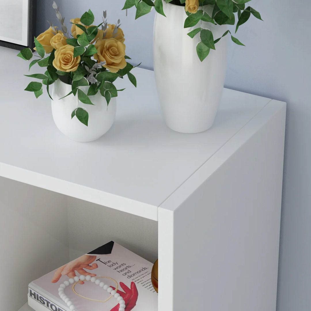Giá sách bằng gỗ đẹp nhỏ gọn SMLIFE Bleanish