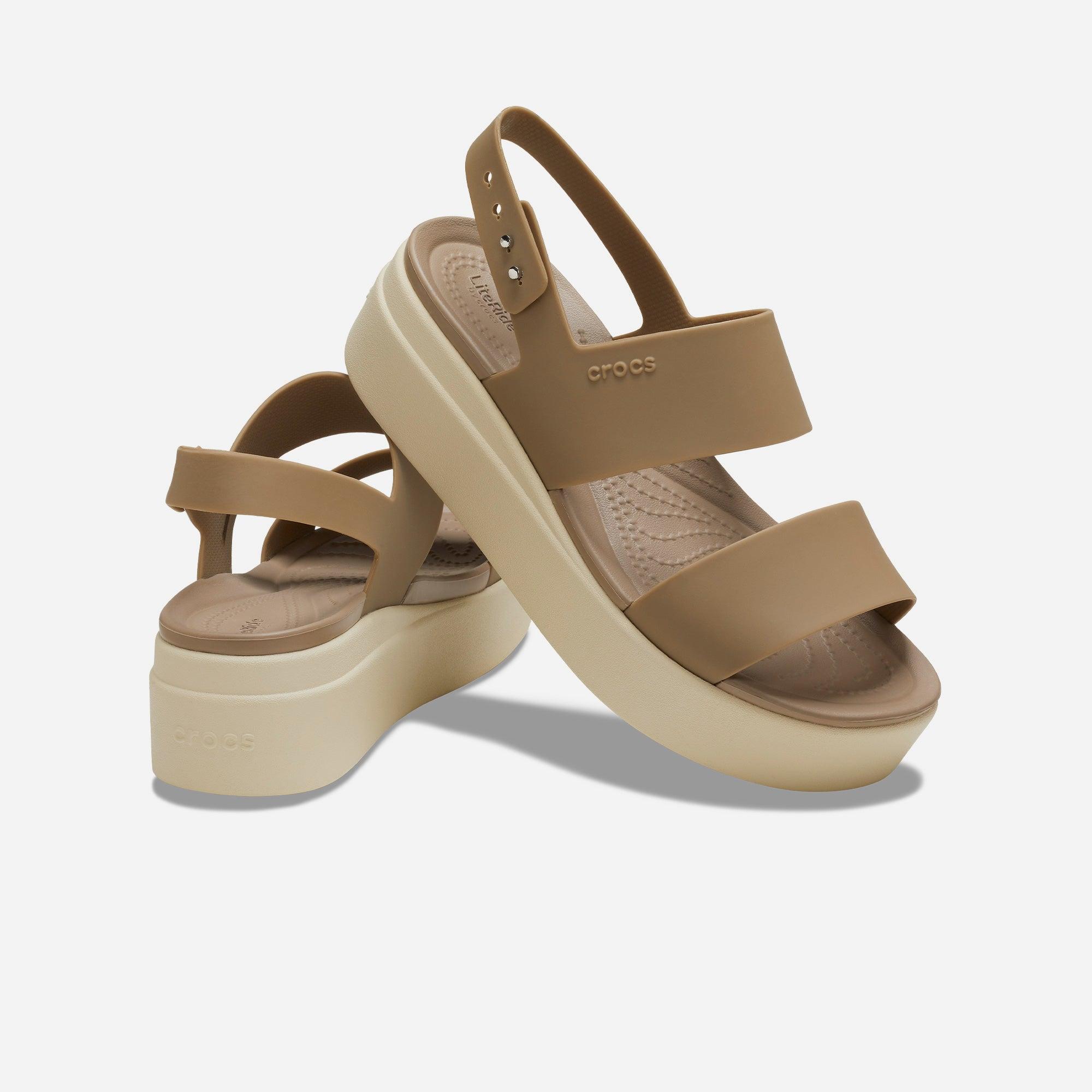 Giày sandal nữ Crocs Brooklyn Low Wedge - 206453-2YI