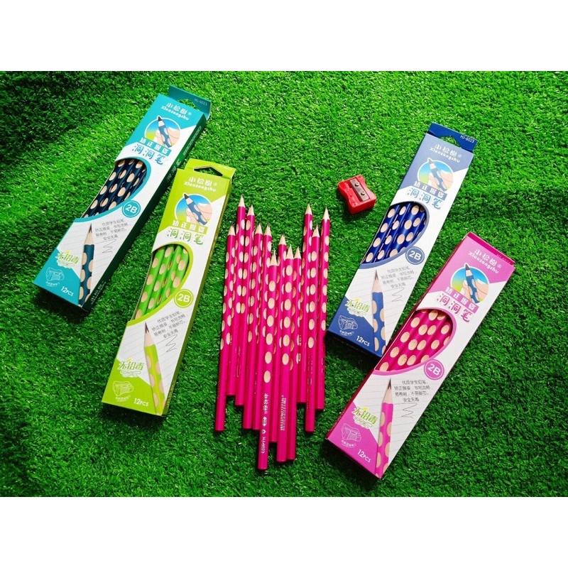 Hộp 12 cây bút chì định vị kèm gọt chì