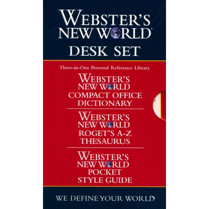 Webster'S New World: Pocket Desk Set