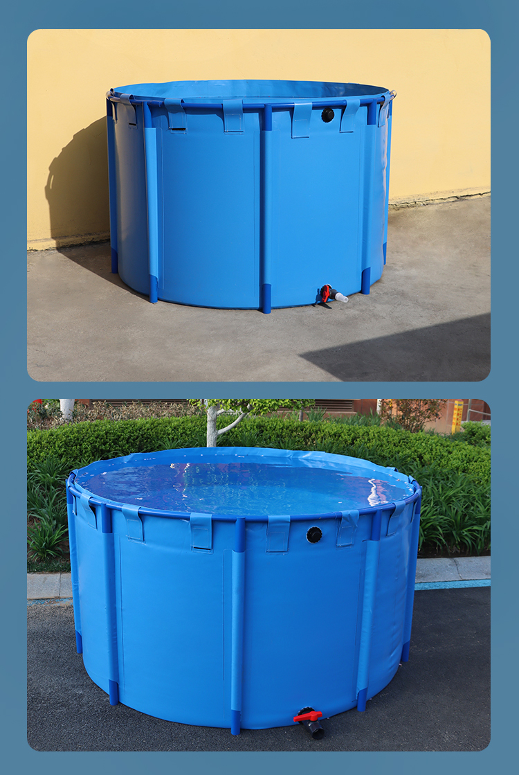 Tank Bạt dưỡng cá koi gấp gọn