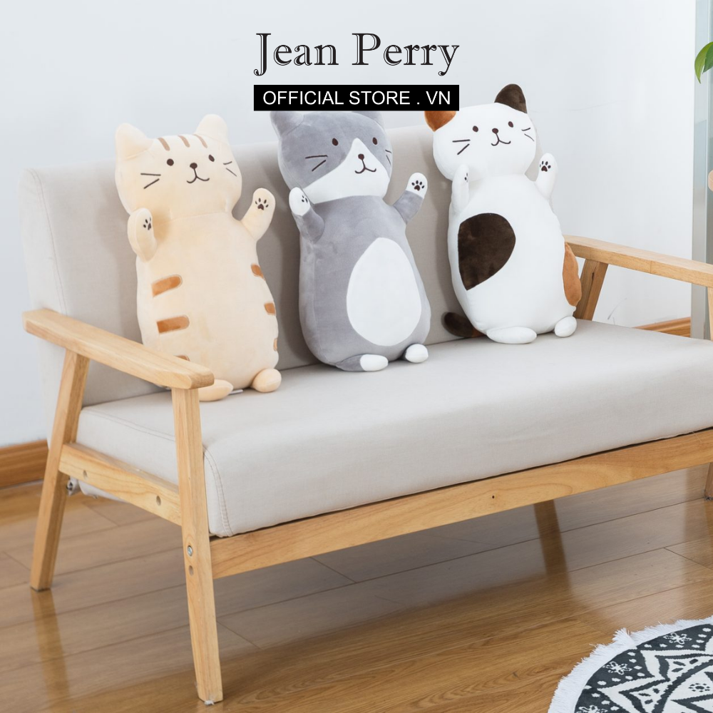 HÀNG TẶNG KHÔNG BÁN Gối trang trí Jean Perry Cotonsoft hình mèo