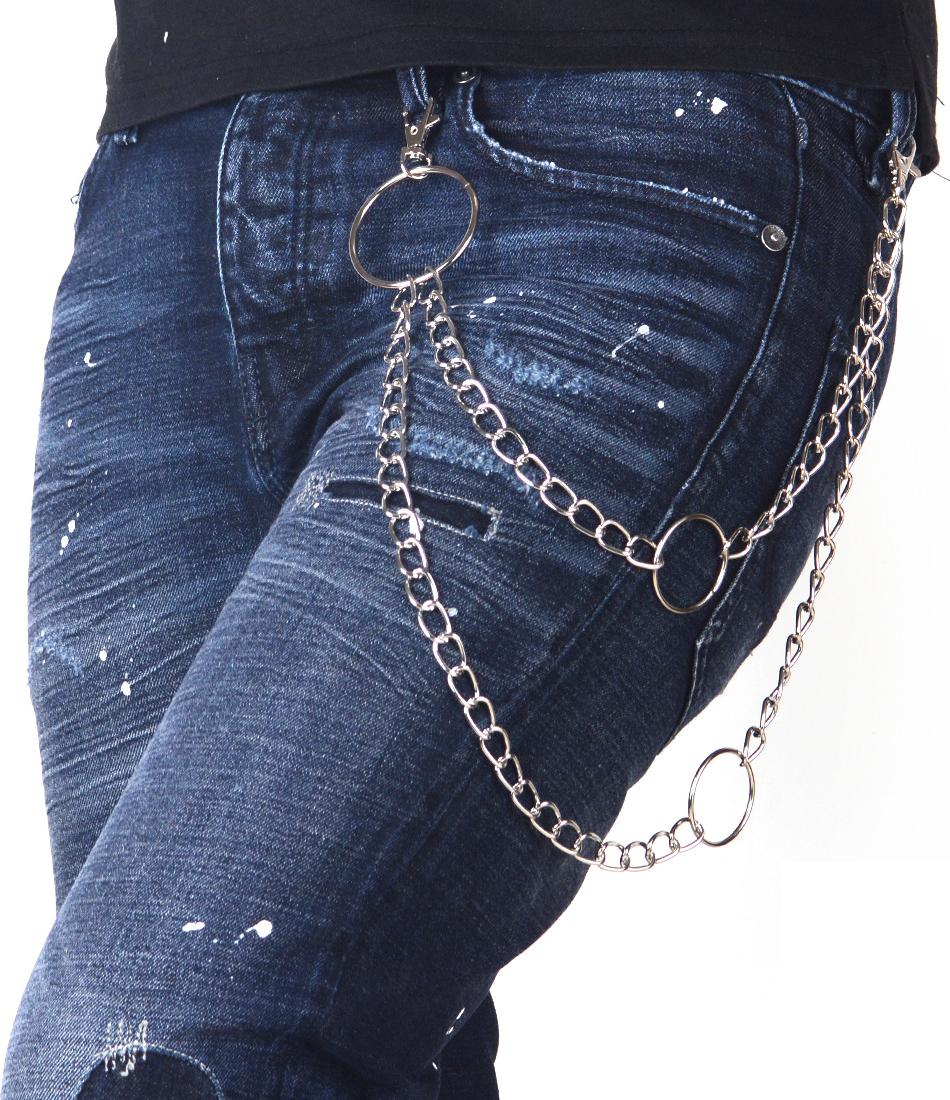 Xích quần 3 tầng đan vòng phụ kiện unisex