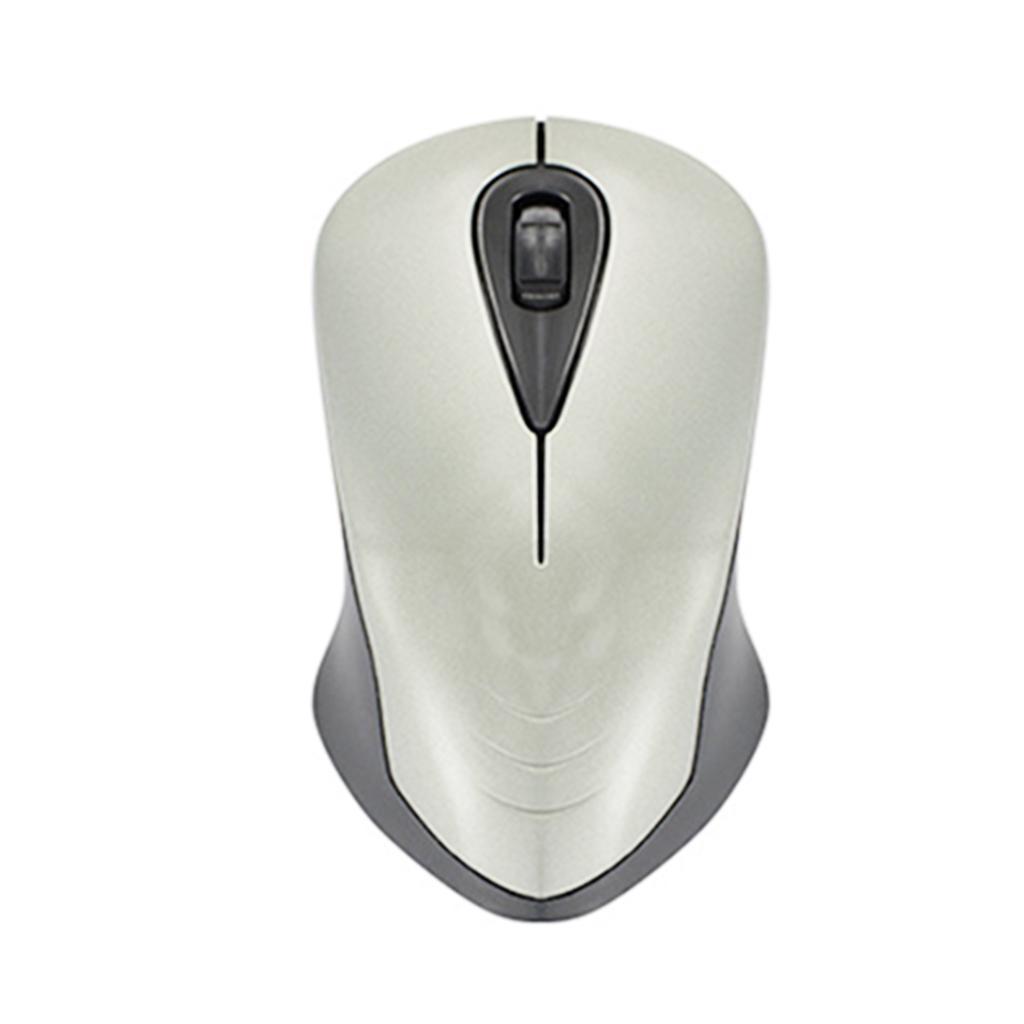 USB Optical Wireless Mouse 2.4G 1200 DPI For Computer Laptop Netbook Silver
