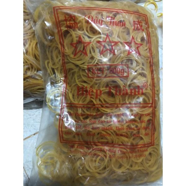 Dây thun tròn Dây chun tròn cột bọc size tiểu trung đại bịch 500g