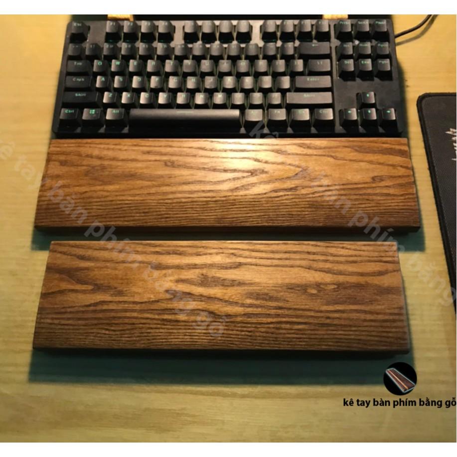 Kê lót tay bàn phím - bằng gỗ sồi Fullsize/ TKL / Compact / Keychon