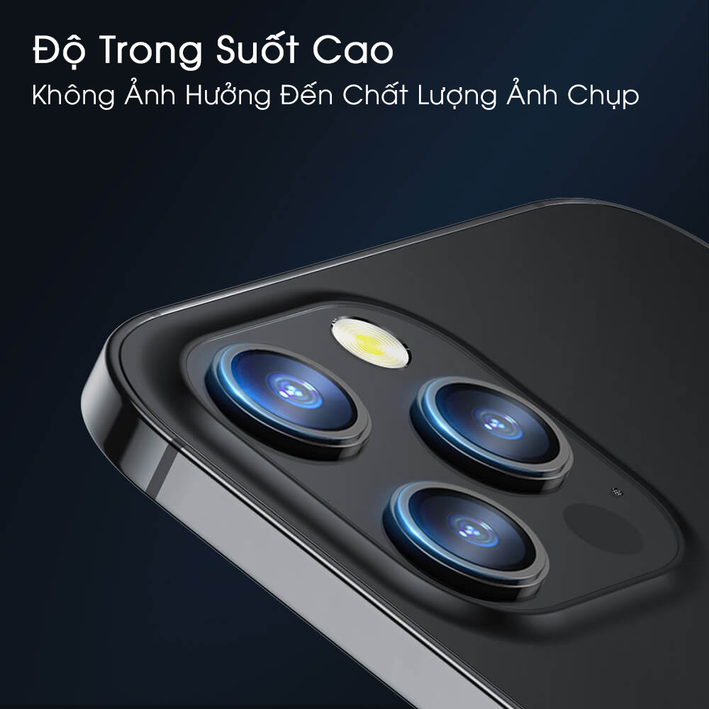 Miếng Dán Kính Cường Lực Camera dành cho iPhone 12/ 12 Mini/ 12 Pro/ 12 Pro Max- Hàng Chính Hãng