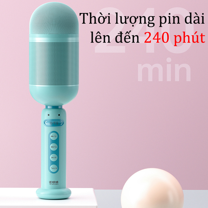 Micro Karaoke Bluetooth Cầm Tay SK-06 Cao Cấp Nâng Giọng Cực Chất Kiêm Loa Bluetooth Mini Kết Nối 2 Mic Song Ca Âm Thanh Siêu Đỉnh Mic Hát Karaoke Không Dây Gia Đình Có Thu Âm Có Thẻ Nhớ USB AUX Mic LiveStream Không Dây Giá Rẻ Bản Nâng Cấp - ML056