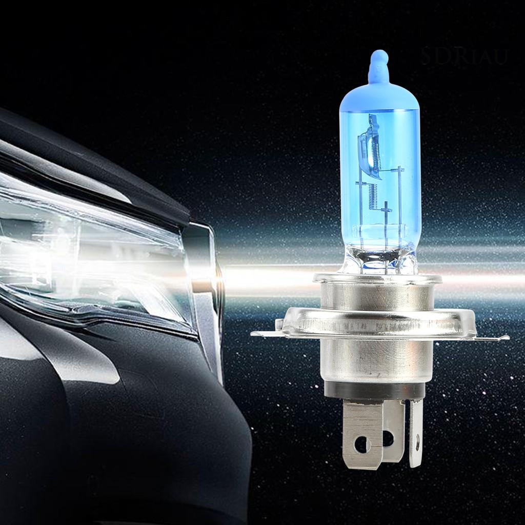 Set 2 Bóng Đèn Sương Mù H4 12v 60 / 55w 5000k Ánh Sáng Trắng Dành Cho Ô Tô