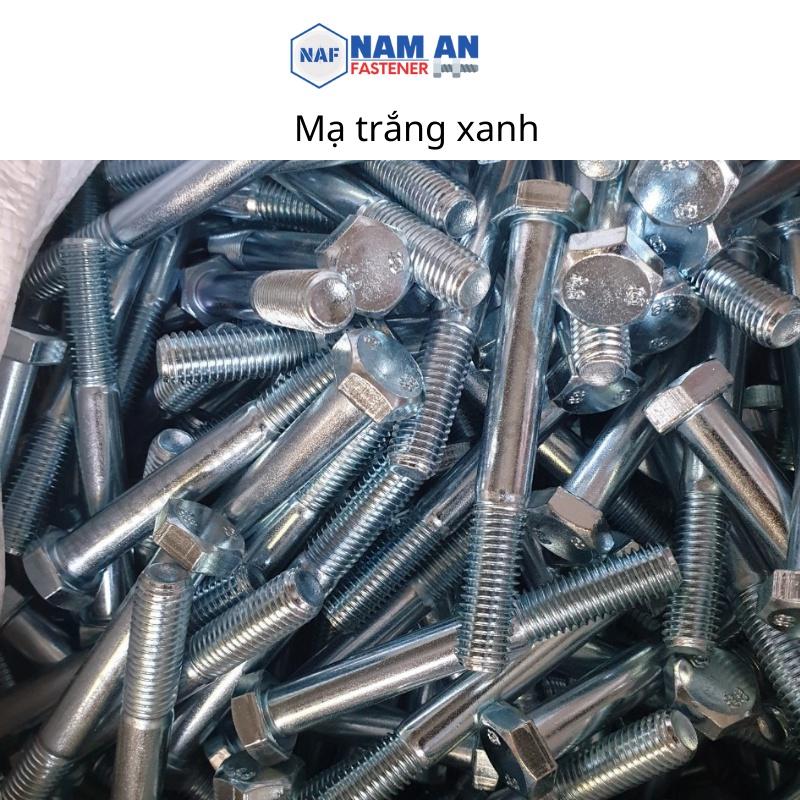 Bulong M18 cấp bền 8.8, bu lông lục giác M18, bu lông 8.8, độ dài: 40->200 mm. Màu: Đen, Vàng, Trắng