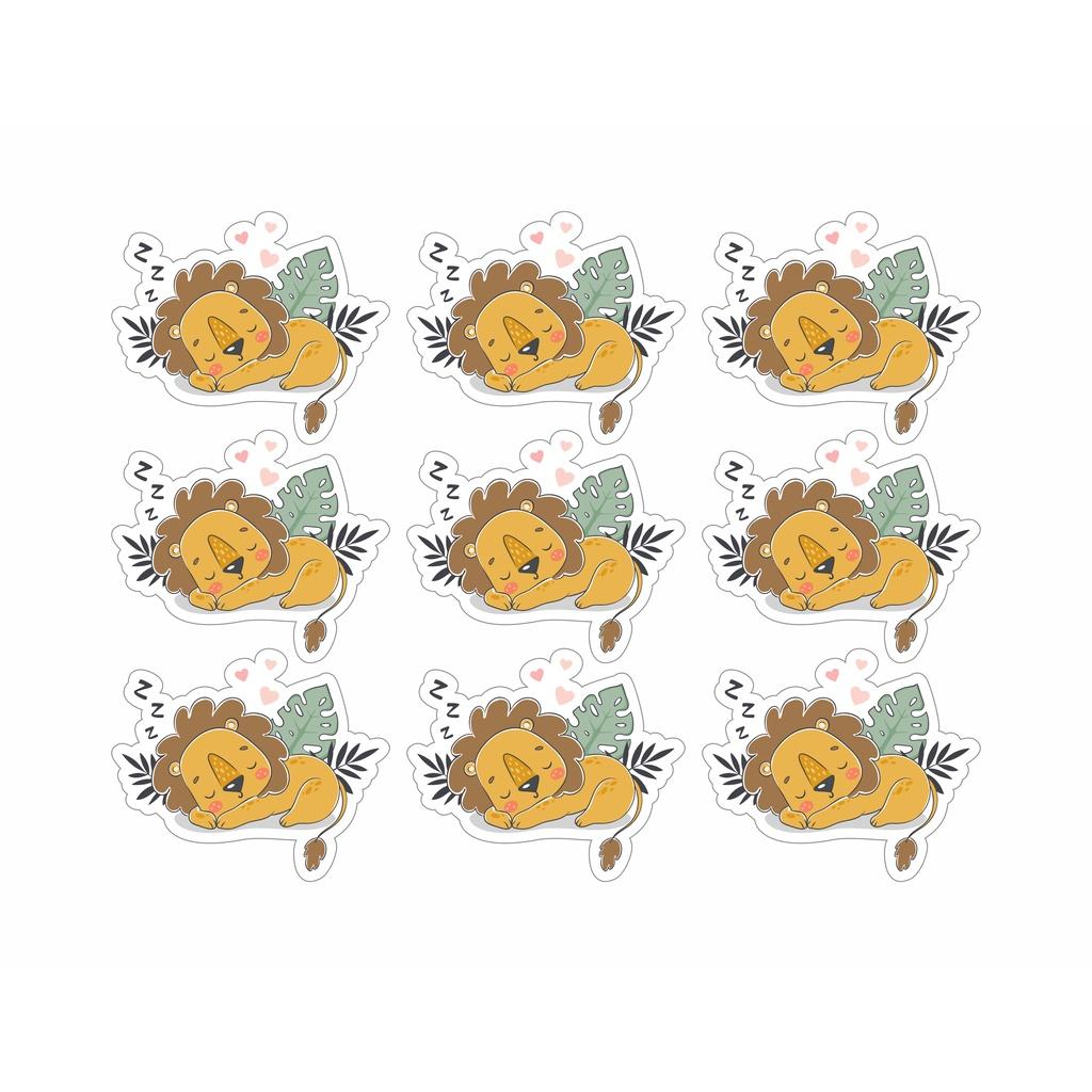 Sticker cute đáng yếu chống nước dán trang trí laptop, mũ nón bảo hiểm, vali, xe tay ga - 35801828