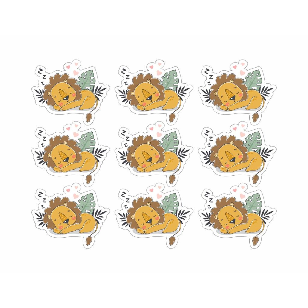 Sticker cute đáng yếu chống nước dán trang trí laptop, mũ nón bảo hiểm, vali, xe tay ga - 35801828