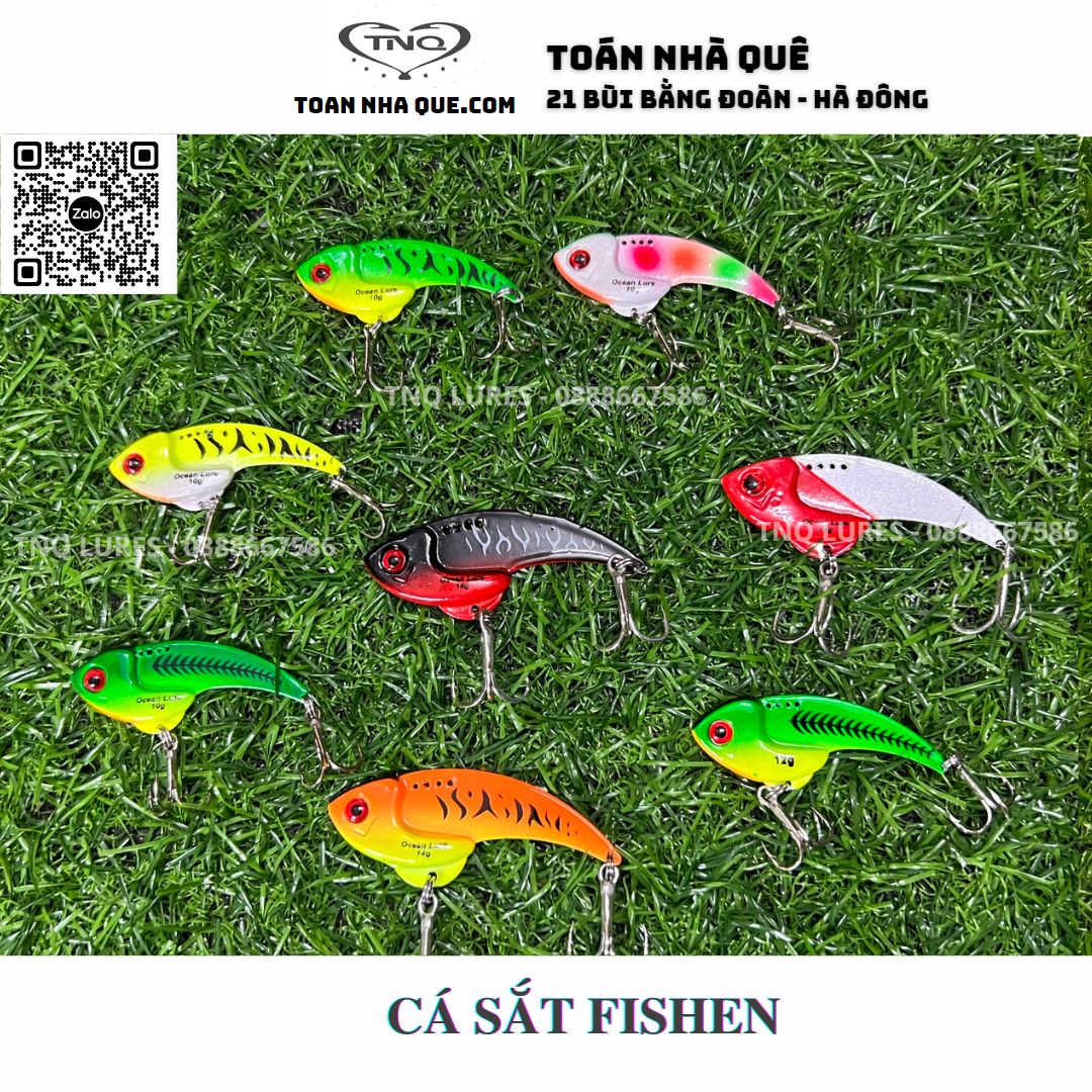 Cá sắt OROCHI, CICADA, FISHEN OCEAN LURE - TNQ LURES TOÁN NHÀ QUÊ