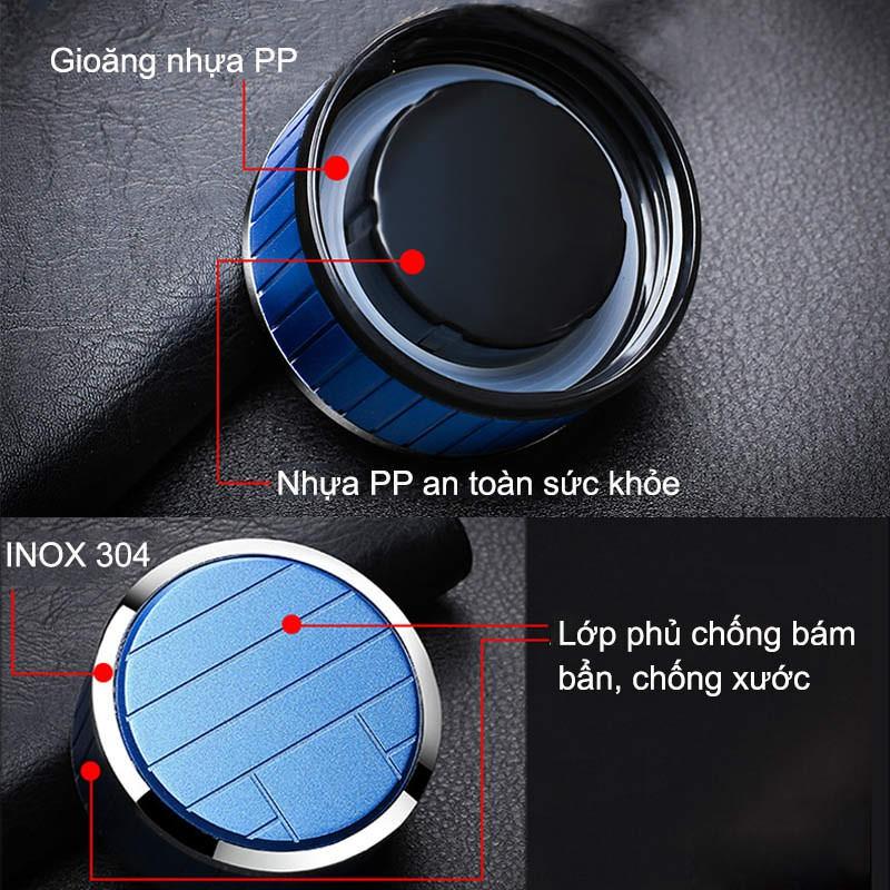 BÌNH GIỮ NHIỆT BẰNG THỦY TINH 2 LỚP 1 ĐẦU KÈM BỘ LỌC PHA TRÀ PHA CÀ PHÊ BẰNG INOX CAO CẤP