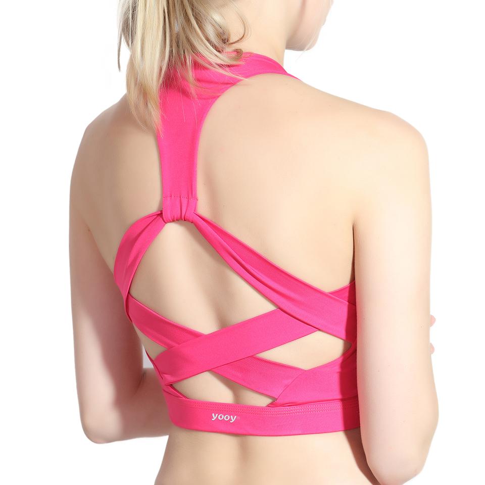 YOOY 2018 Phụ Nữ Mới Ngực Kiểu Dáng Thể Thao, Áo Bra Yoga Chạy Áo Ngực Sexy Nữ Cao Cấp Thể Thao Thể Thao Hàng Đầu Cho Nữ