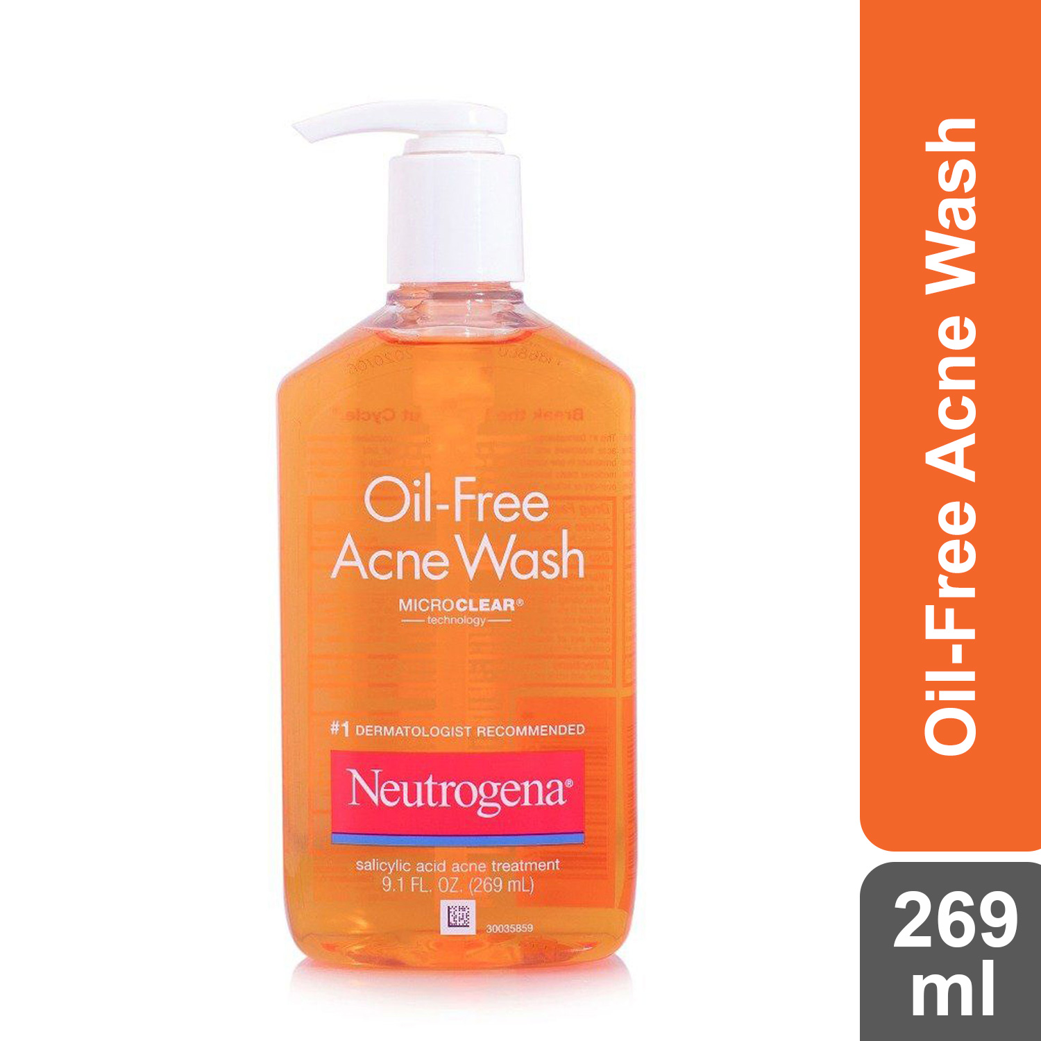 Sữa rửa mặt hỗ trợ ngừa mụn Neutrogena Oil-Free Acne Wash 269ml