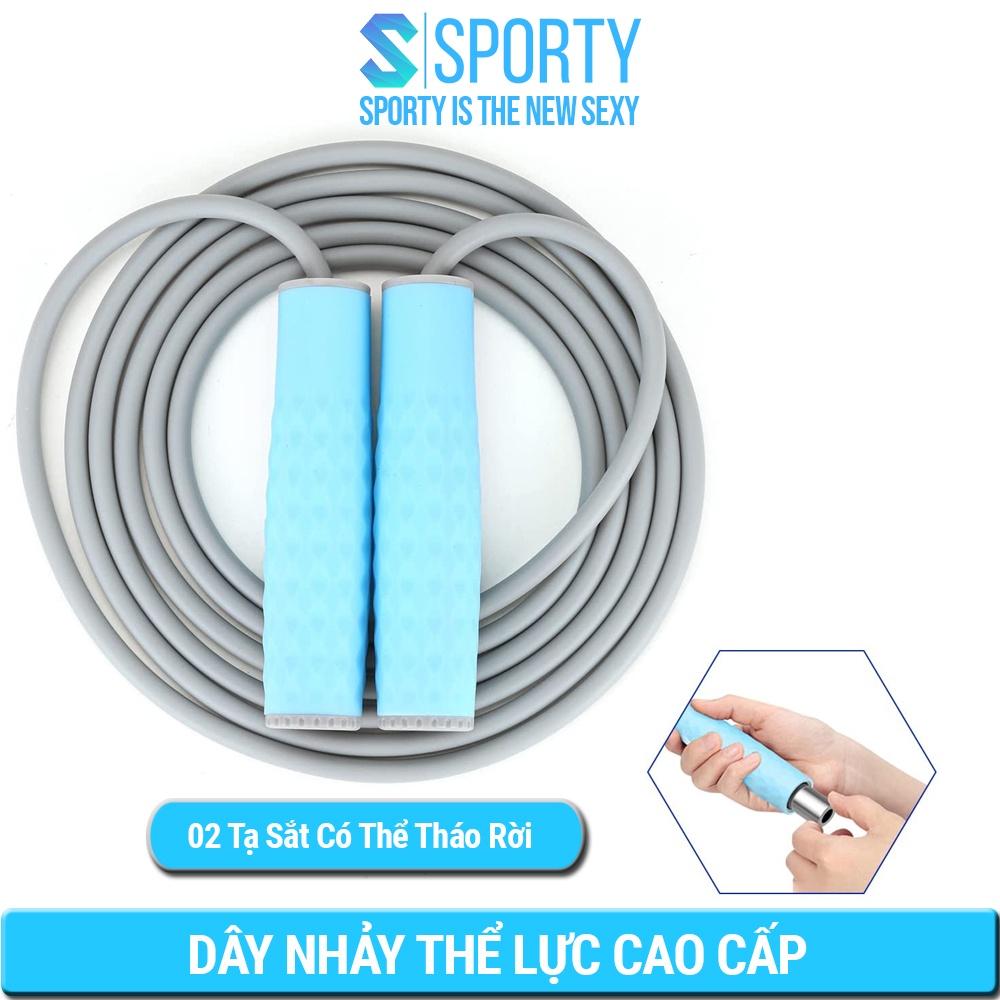 Dây nhảy thể lực SPORTY 450g TS88 hỗ trợ quá trình giảm cân,tập thể dục, thể thao, thể hình