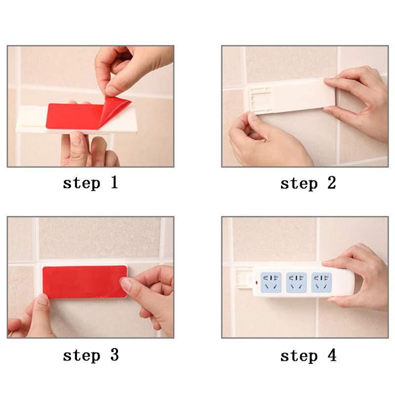 Thanh trượt gắn ổ điện chống rối dây cáp gắn tường hoặc bàn làm việc