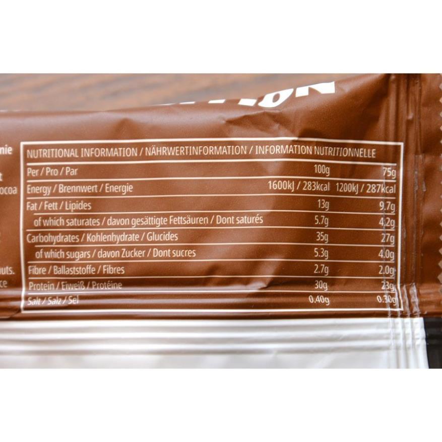 Thanh Protein Bar Bánh Protein Bar Protein Brownie Bar - Hộp 12 Thanh - Uk