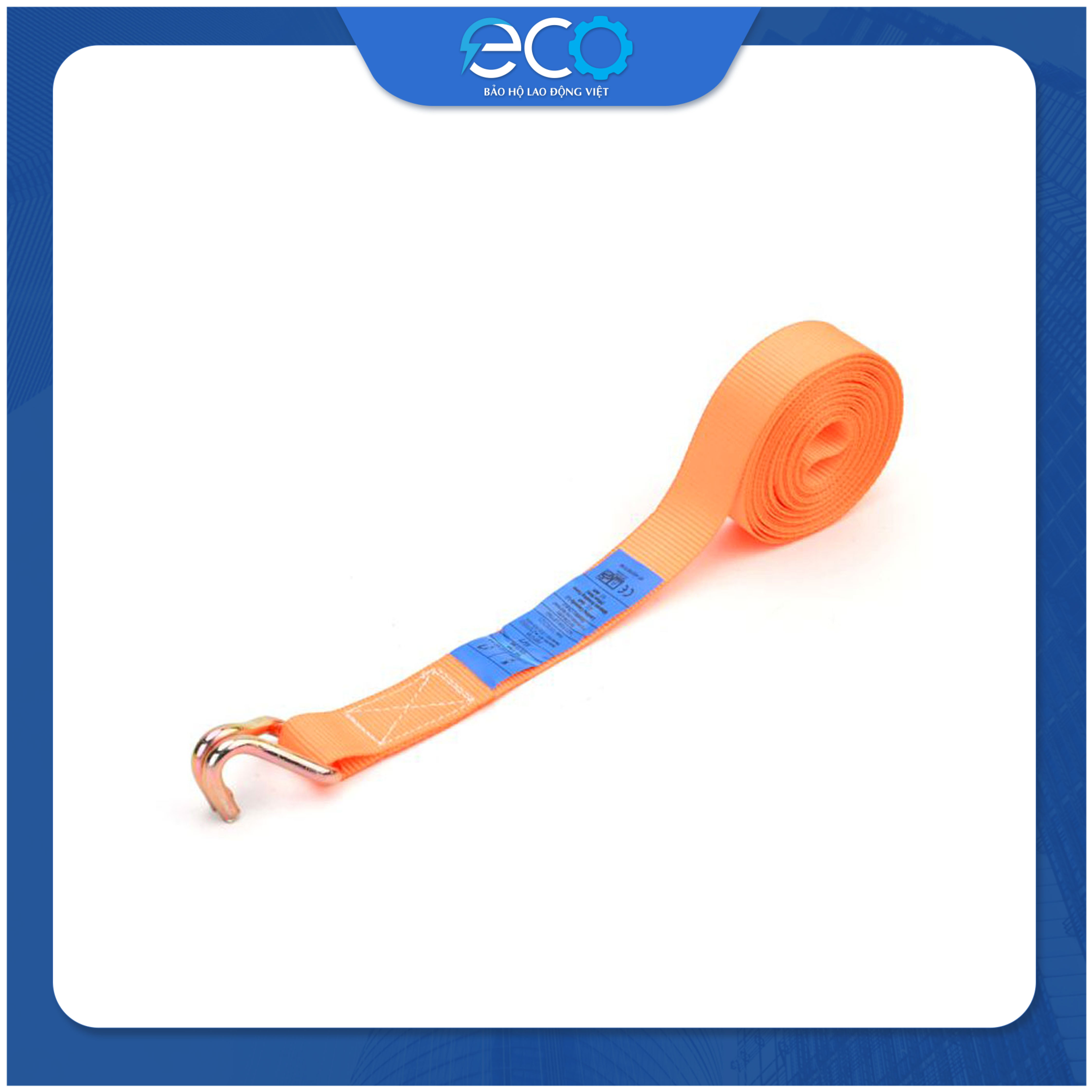 Dây chằng hàng tăng đơ móc J DARAVIN Bản 25mm chất liệu 100% Polyester siêu bền