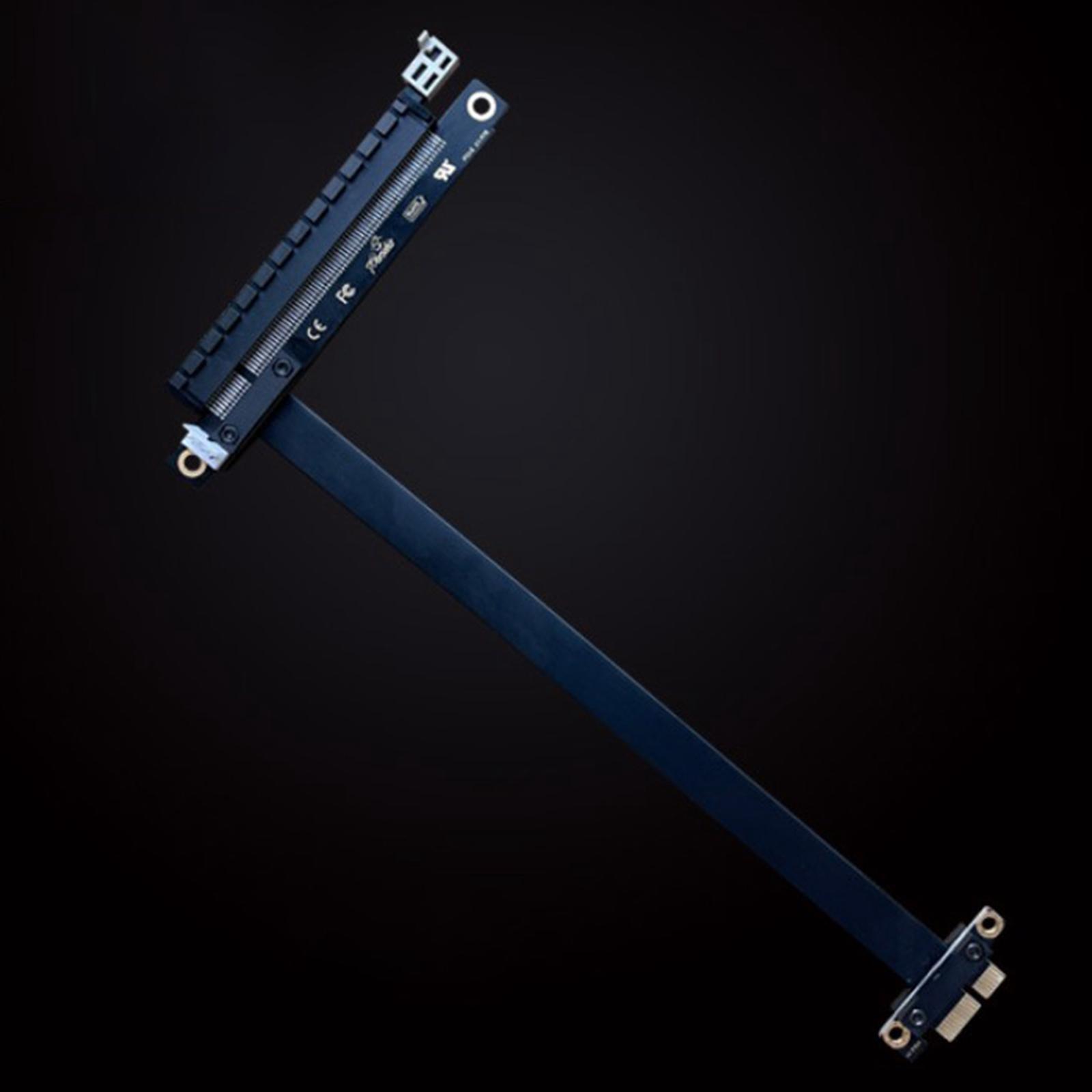 PCI-e 3.0 PCI Express Gen3 8Gbps 1X to 16X Extension Cable 180 Degree 20cm A