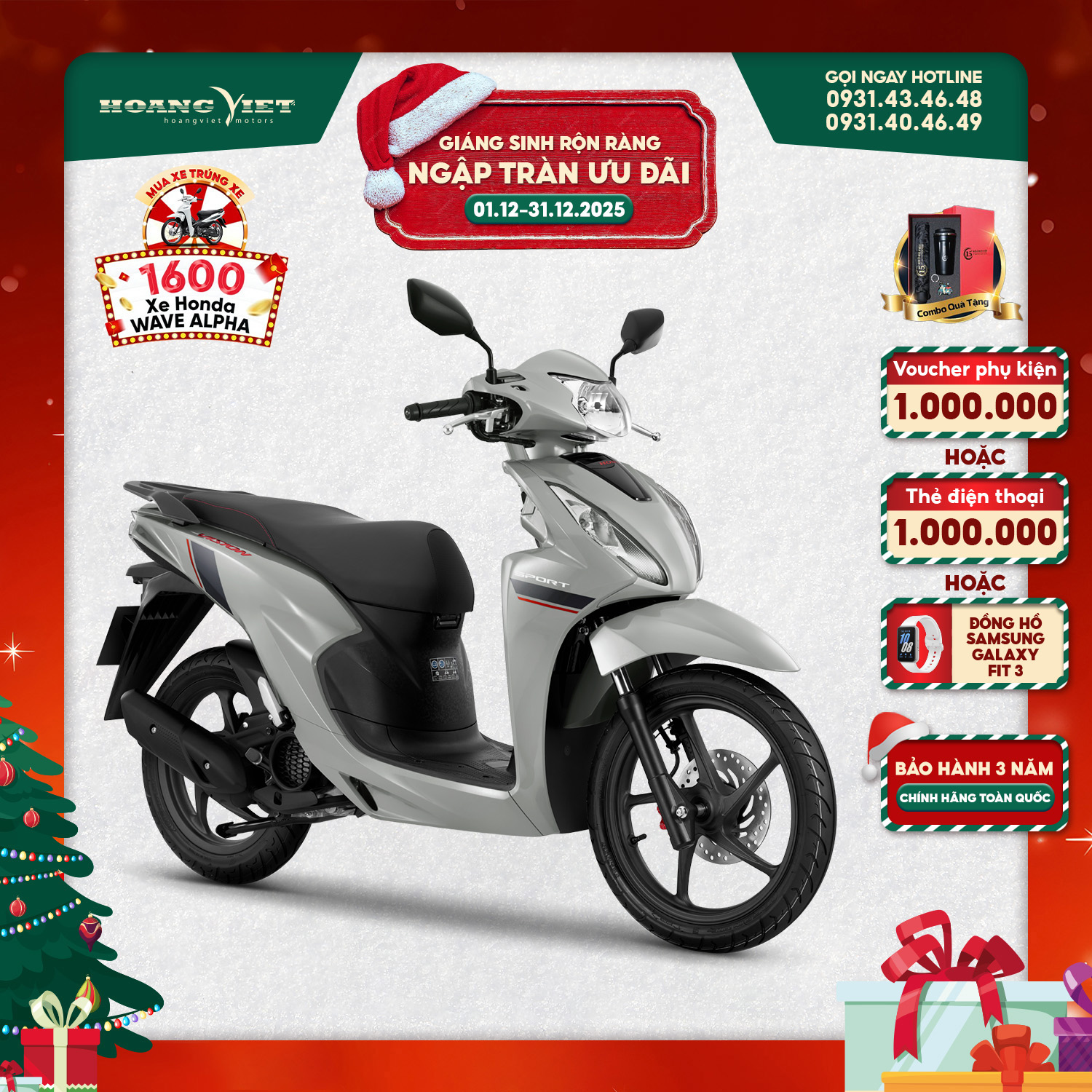 Xe Máy Honda Vision 2026 - Phiên Bản Thể Thao