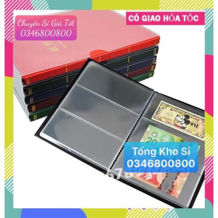 [TRỢ GIÁ] Album Đựng Tiền Giấy 20 Phơi 3 ngăn trong suốt PCCB (chứa được tối đa 60 tờ tiền