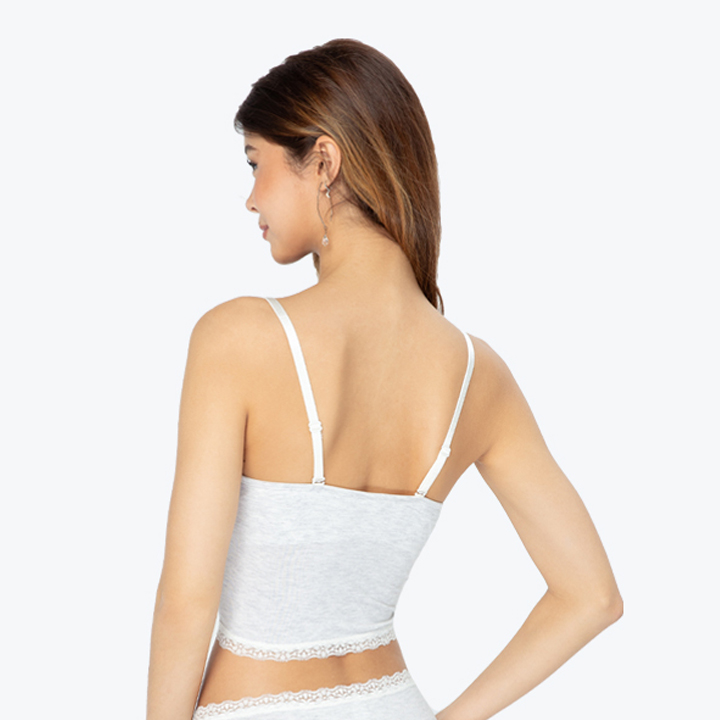 Áo Lót Nữ Cotton Lụa Phối Ren Nature Wind Miley Lingerie BRC1113