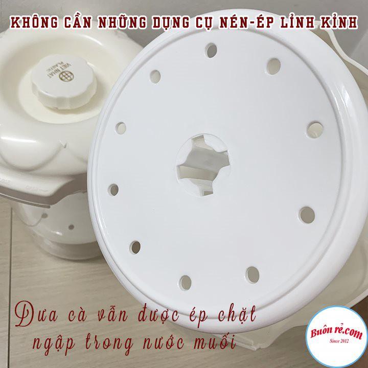 Hũ muối dưa cà, hành, kim chi, măng ớt, rau củ giòn ngon