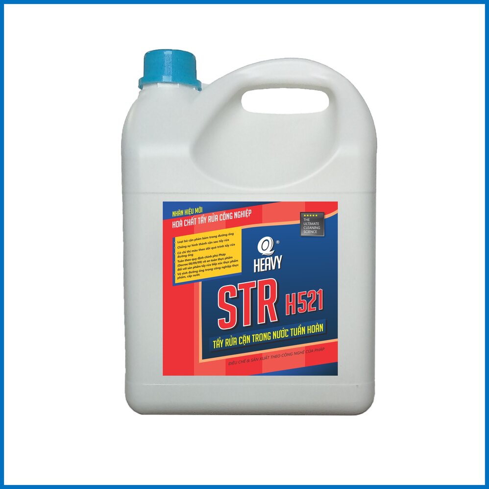 Chất tẩy rửa cặn trong nước tuần hoàn AVCOChem - STR H-521 - Can 4 lít - Hàng Chính Hãng