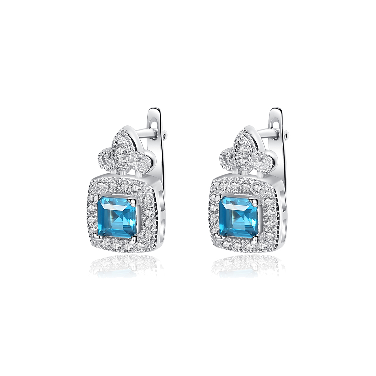 Bộ Trang Sức Bạc Cho Nữ Đính Đá Cao Cấp 3 món - BDM2305 - Bảo Ngọc Jewelry