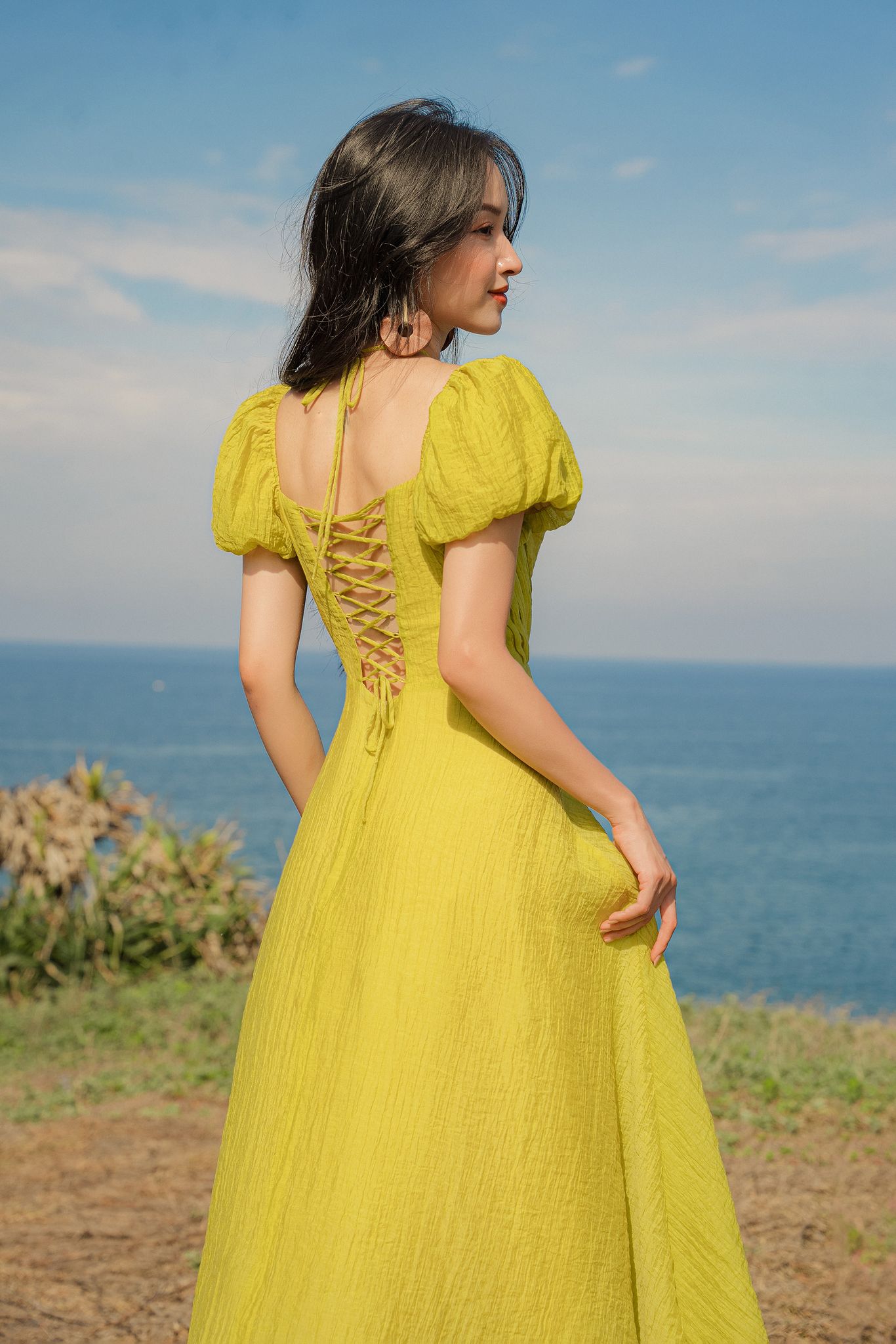 OLV - Đầm Pale Yellow Maxi Dress