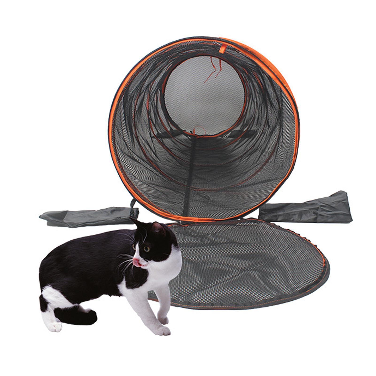 Cat Tunnel Collapsible Tube Hiding Cat Runway for Small Animals Kitten Puppy