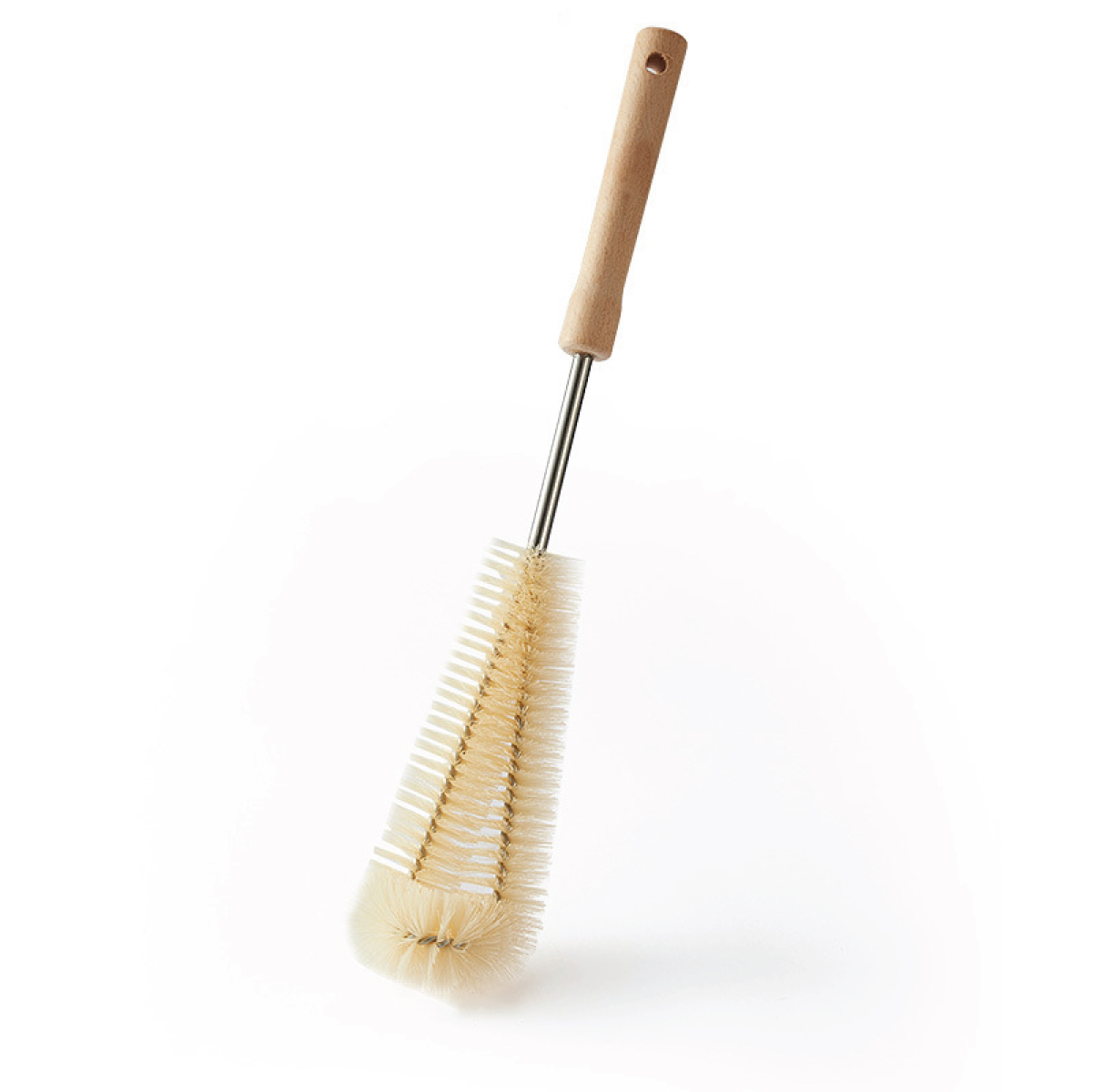Cọ Vệ Sinh Bình Giữ Nhiệt Chuyên Dụng, Cứng Cáp, Đế Gỗ