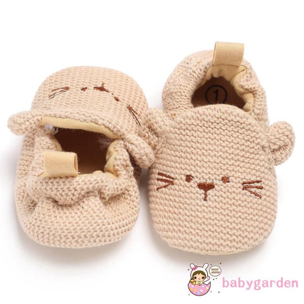 Giày tập đi đế cotton mềm cho bé sơ sinh 0-18 tháng tuổi