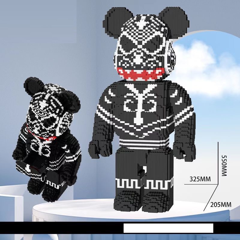 Bộ đồ chơi lắp ghép mô hình gấu bearbrick 55cm phiên bản đặc biệt