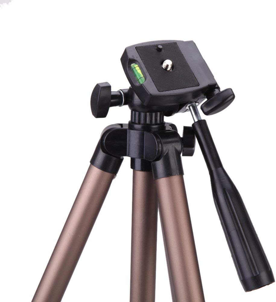 Chân tripod dành cho máy ảnh, điện thoại có kèm túi đựng, remote và kẹp điện thoại