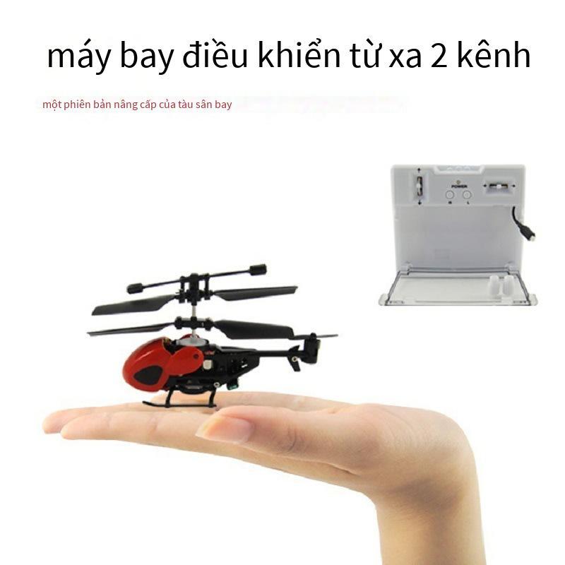 Máy bay điều khiển từ xa mini chống rơi QS5013 phong cách mới nhất Máy bay trực thăng 2.5 kênh với con quay hồi chuyển