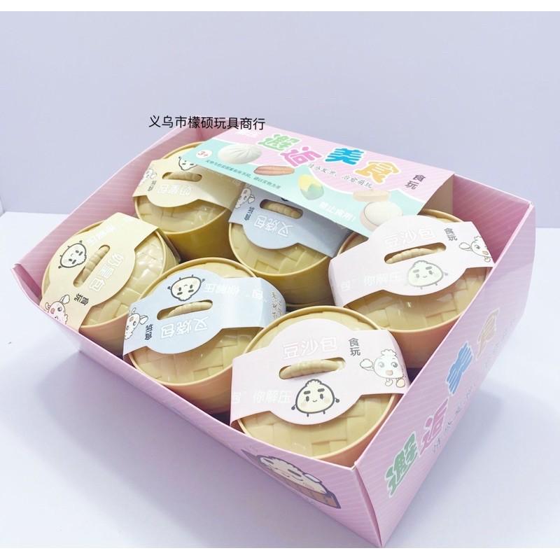 Squishy bánh bao mềm dẻo đồ chơi cầm tay bóp giúp xả stress chất liệu TPR an toàn sức khỏe